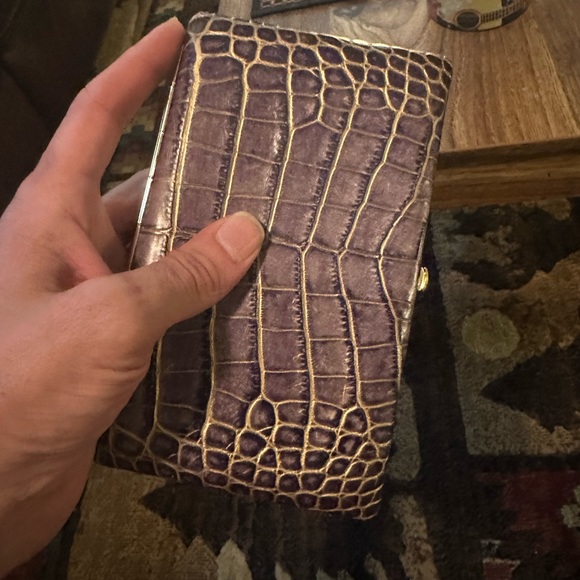 Abas | Catch Wallet alligator large purple (Rare) - Picture 1 of 10